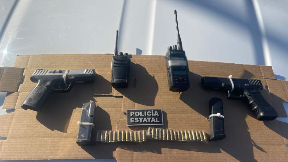 Detiene Gobierno de Sonora a dos personas armadas en colonia de Hermosillo